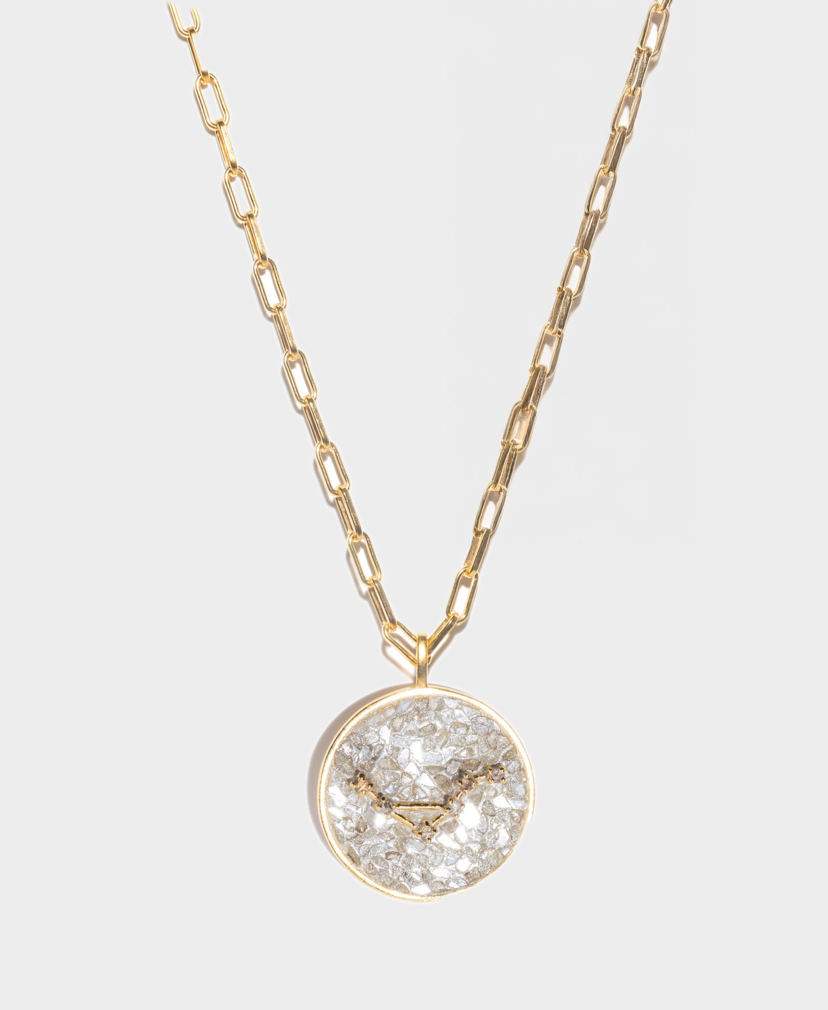 Libra Gold Vermeil Pendant Necklace