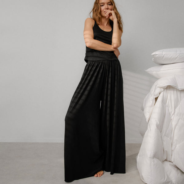 Organic Pima Wide Leg Pant