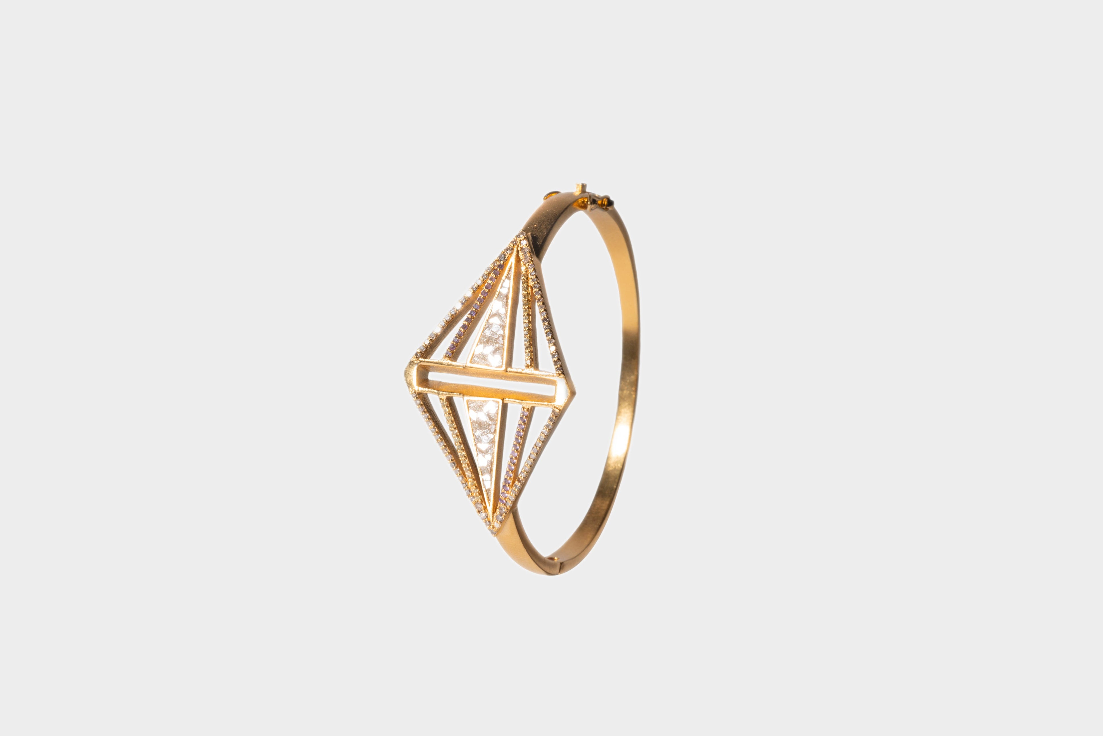 Rahisi Gold Vermeil Bangle Bracelet